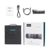 Складное солнечное зарядное устройство Choetech PD QC USB-C/2x USB-A 100W Black (01.01.04.XX-SC009-V2-BK)