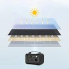Складное солнечное зарядное устройство Choetech PD QC USB-C/2x USB-A 100W Black (01.01.04.XX-SC009-V2-BK)