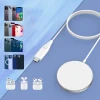 Бездротовий зарядний пристрій Choetech 15W White (01.01.01.XX-T518-F-101WH)