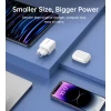Мережевий зарядний пристрій Choetech GaN3 PD 35W USB-A | USB-C White (PD6052)