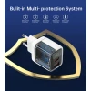 Мережевий зарядний пристрій Choetech GaN3 PD 35W USB-A | USB-C White (PD6052)