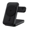 Бездротовий зарядний пристрій Choetech Magnetic 3-in-1 20W Black with MagSafe (B750)