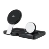 Бездротовий зарядний пристрій Choetech Magnetic 3-in-1 9W Black with MagSafe (T636-F)