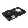 Бездротовий зарядний пристрій Choetech Magnetic 3-in-1 9W Black with MagSafe (T636-F)