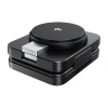 Бездротовий зарядний пристрій Choetech Magnetic 3-in-1 9W Black with MagSafe (T636-F)