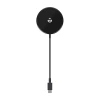 Бездротовий зарядний пристрій Choetech Magnetic 3-in-1 7.5W Black with MagSafe (T697-F)