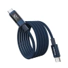 Кабель Choetech PD60W USB-C to USB-C Digital Display 1.2m Nylon Blue (6932112112217)
