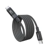 Кабель Choetech PD60W USB-C to USB-C Digital Display 1.2m Nylon Black (6932112112224)