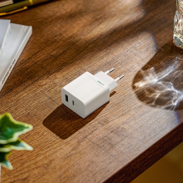 Зарядний пристрій мережевий Oppo OSAB4CB4AE 45W USB-A + USB-C White (6932169365598)