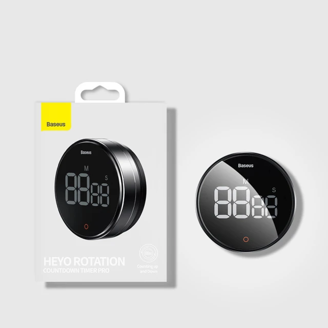 Таймер Baseus Heyo Rotation Countdown Timer Pro Grey (FMDS000013)