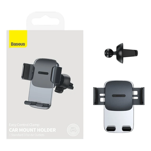 Автотримач Baseus Easy Control Pro Clamp Car Mount Holder Black (SUYK000101)