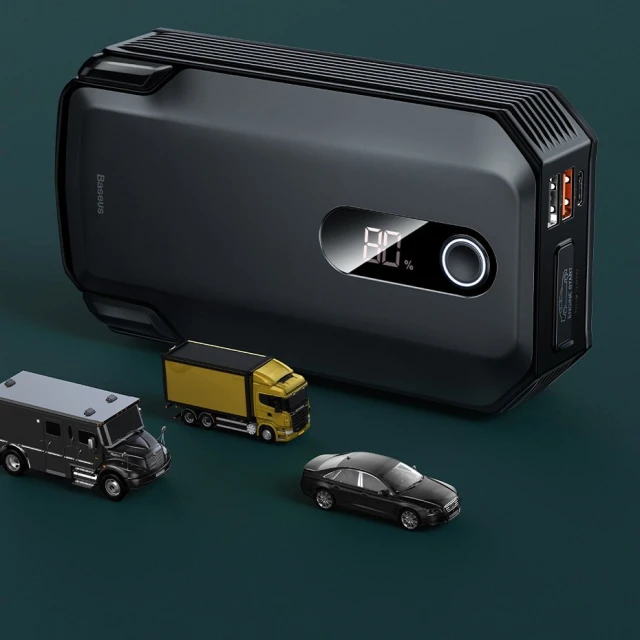 Автомобільний пусковий пристрій Baseus Starter Jump Starter Booster 20000 mAh Black (CGNL020001)
