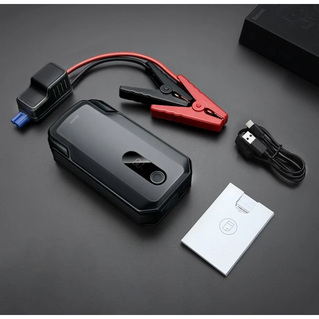 Автомобільний пусковий пристрій Baseus Starter Jump Starter Booster 20000 mAh Black (CGNL020001)
