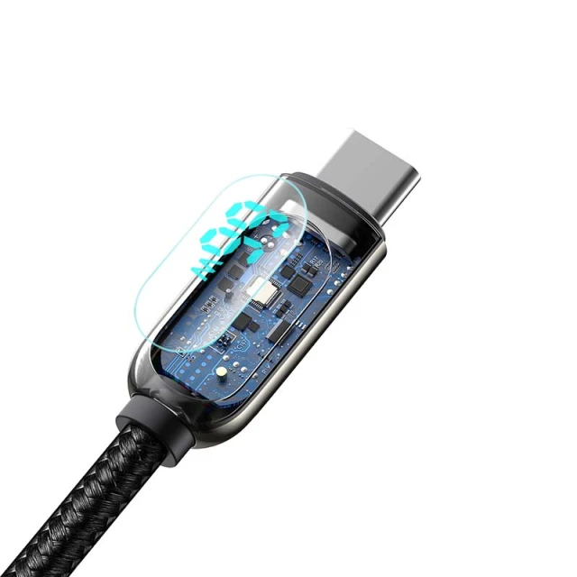 Кабель Baseus Display USB-A to USB-C 66W 1m Black (CASX020001)