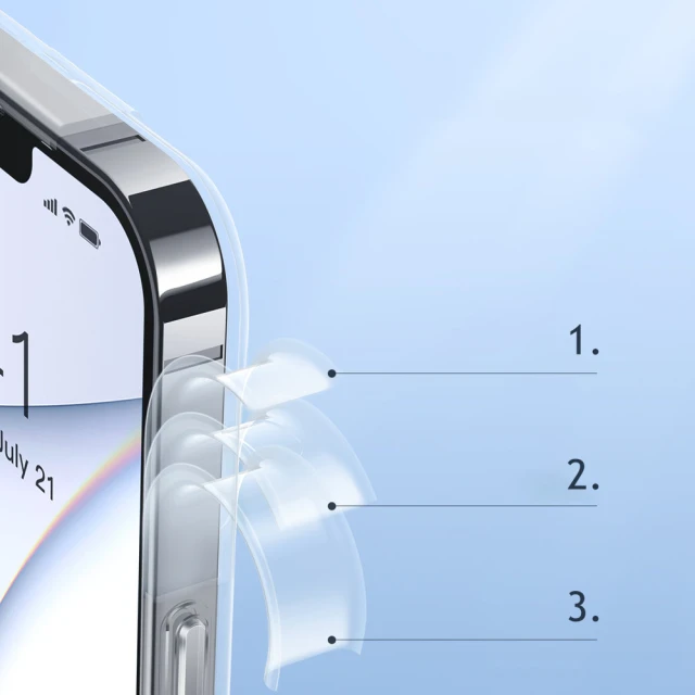 Чохол Baseus Frosted Glass для iPhone 13 Pro Max Transparent (ARWS000202)