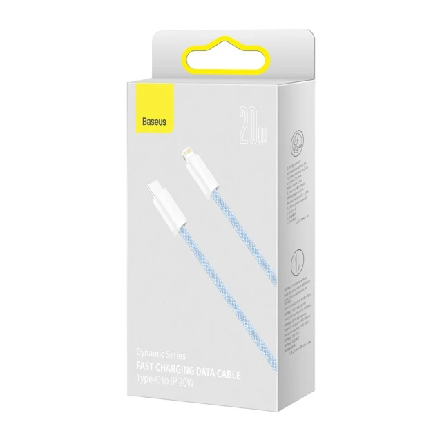 Кабель Baseus Dynamic Series USB-C to Lightning 1m Blue (CALD000003)