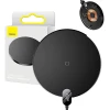 Бездротовий зарядний пристрій Baseus Digital LED 15W Black (CCED000001)