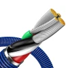 Кабель Baseus Crystal Shine USB-A to Lightning 2m Blue (CAJY000103)