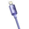 Кабель Baseus Crystal Shine USB-C to Lightning 1.2m Purple (CAJY000205)