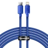Кабель Baseus Crystal Shine USB-C to Lightning 2m Blue (CAJY000303)