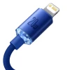 Кабель Baseus Crystal Shine USB-C to Lightning 2m Blue (CAJY000303)