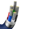 Кабель Baseus Crystal Shine USB-C to Lightning 2m Blue (CAJY000303)