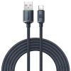 Кабель Baseus Crystal Shine USB-A to USB-C 2m Black (CAJY000501)