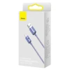 Кабель Baseus Crystal Shine USB-A to USB-C 2m Purple (CAJY000505)
