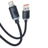 Кабель Baseus Crystal Shine USB-A to USB-C 2m Purple (CAJY000505)