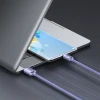 Кабель Baseus Crystal Shine USB-A to USB-C 2m Purple (CAJY000505)