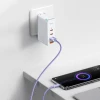 Кабель Baseus Crystal Shine USB-A to USB-C 2m Purple (CAJY000505)