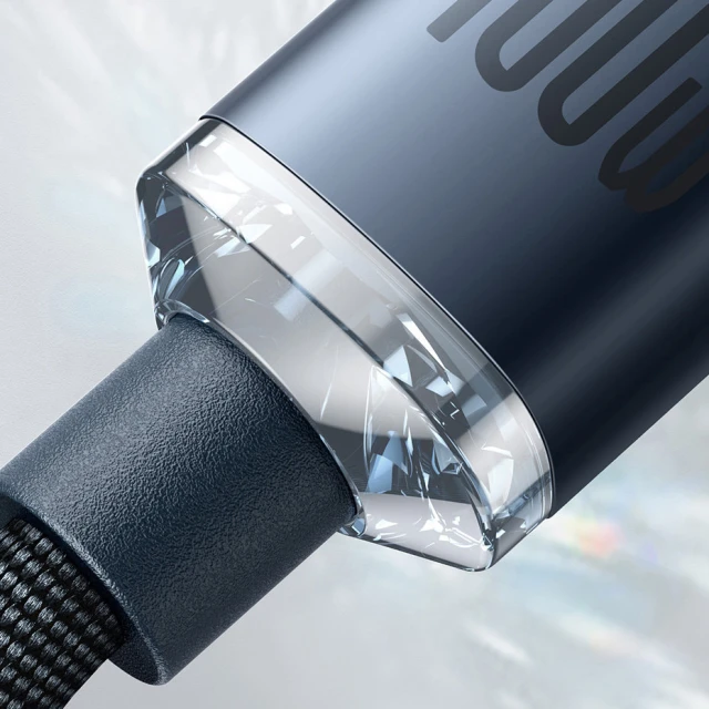 Кабель Baseus Crystal Shine USB-C to USB-C 1.2m Purple (CAJY000605)