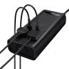 Автомобільний інвертор Baseus Super Si Power 150W 12V/500W 220V CN/EU Black (CGNB000101)