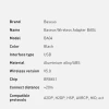 Адаптер Baseus Wireless Adapter BA04 Black (ZJBA000001)