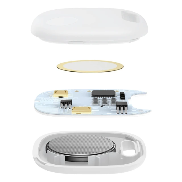 Смарт-брелок Baseus T2 Pro Rechargeable Tracker White (FMTP000002)