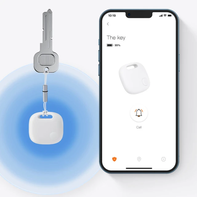 Смарт-брелок Baseus T2 Pro Rechargeable Tracker White (FMTP000002)
