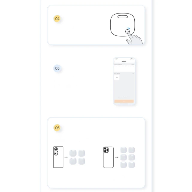 Смарт-брелок Baseus T2 Pro Rechargeable Tracker White (FMTP000002)