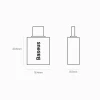 Адаптер Baseus Ingenuity Series USB-C to USB-A Black (ZJJQ000001)