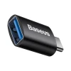 Адаптер Baseus Ingenuity Series USB-C to USB-A Black (ZJJQ000001)