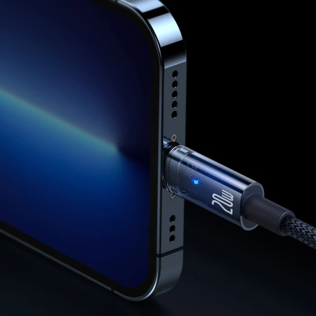 Кабель Baseus Explorer USB-C to Lightning 1m Blue (CATS000003)