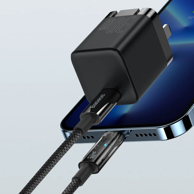 Кабель Baseus Explorer USB-C to Lightning 1m Blue (CATS000003)