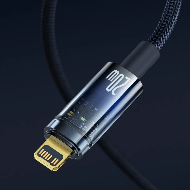 Кабель Baseus Explorer USB-C to Lightning 1m Blue (CATS000003)