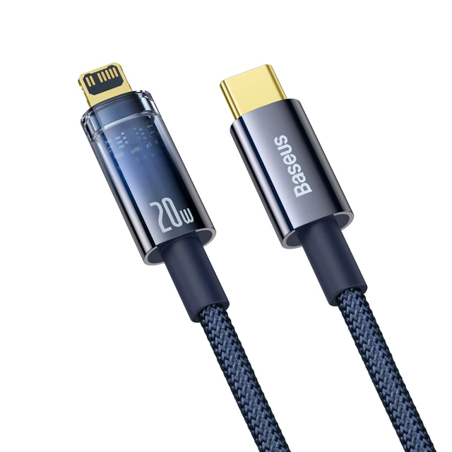 Кабель Baseus Explorer USB-C to Lightning 1m Blue (CATS000003)