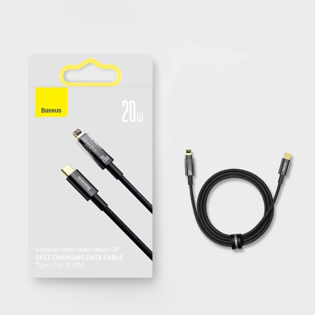 Кабель Baseus Explorer USB-C to Lightning 1m Blue (CATS000003)