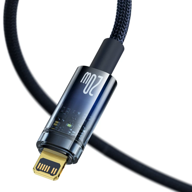 Кабель Baseus Explorer USB-C to Lightning 1m Blue (CATS000003)