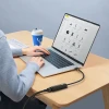 Адаптер Baseus Lite Series USB-C to Ethernet Black (WKQX000301)