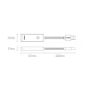 Адаптер Baseus Lite Series USB-C to Ethernet Black (WKQX000301)
