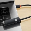 Адаптер Baseus Lite Series USB-C to Ethernet Black (WKQX000301)