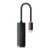 Адаптер Baseus Lite Series USB-C to Ethernet Black (WKQX000301)