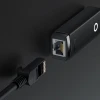 Адаптер Baseus Lite Series USB-C to Ethernet Black (WKQX000301)